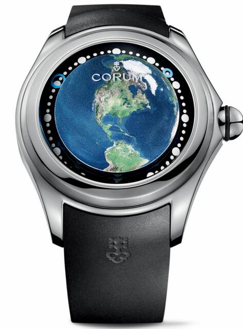 Corum Bubble 52 Earth US L390 / 03258 - 390.101.04 / 0371 UE01 Replica watch